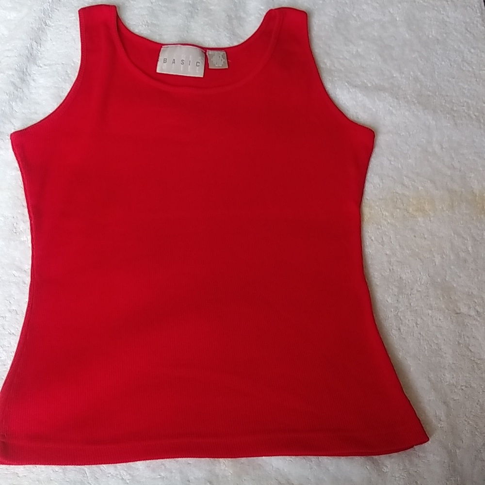 NICE RED TANK TOPS